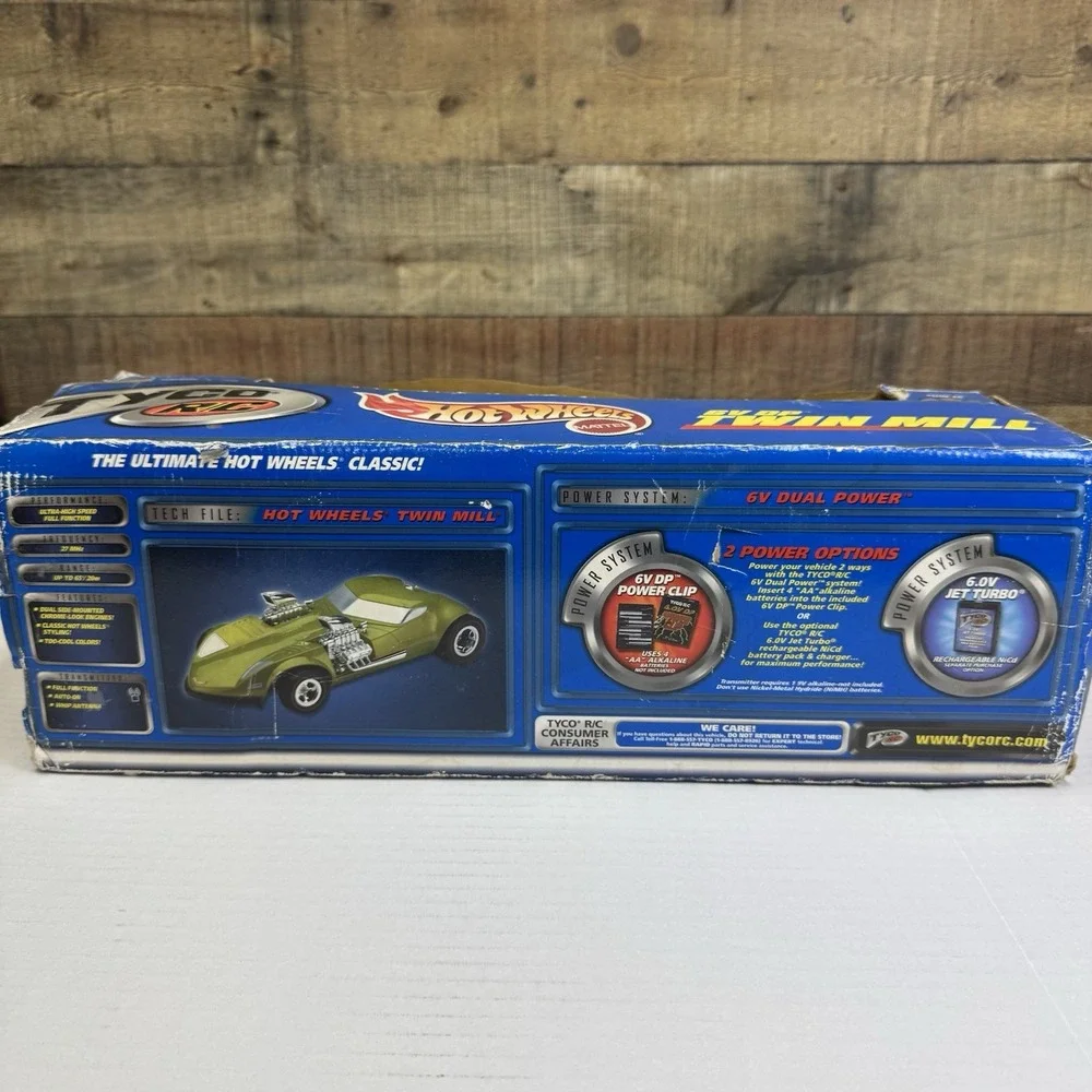 Vintage 2000 Sealed New Hot Wheels TYCO R/C 6v DP Twin Mill Series 1 RC Car